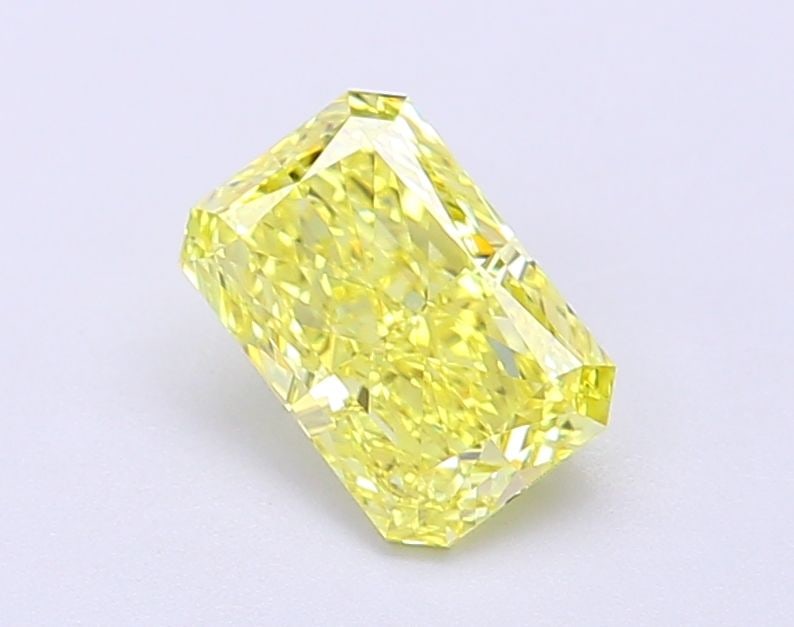 IGI Radiant 1.05ct Fancy Vivid Yellow IF Loose Lab Diamond: IGI Radiant 1.05ct Fancy Vivid Yellow IF Loose Lab Diamond Experience the brilliance of nature in a lab-grown diamond, certified by IGI as Fancy Vivid Yellow IF, with exceptional polish and symmetry.