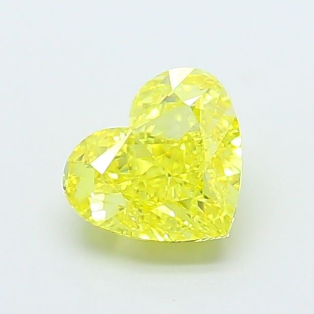 Loose Lab Diamond - IGI Heart 1.21ct Fancy Vivid Yellow VVS1: Loose Lab Diamond - IGI Heart 1.21ct Fancy Vivid Yellow VVS1 Experience the brilliance of nature in a lab-grown diamond, certified by IGI as a Fancy Vivid Yellow VVS1, boasting exceptional clarity and