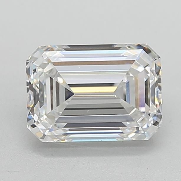 Loose Lab Diamond - GIA Emerald 2.1ct F VVS2: Loose Lab Diamond - GIA Emerald 2.1ct F VVS2 A stunning lab-grown diamond, certified by the prestigious GIA as an Emerald 2.1ct F VVS2, boasts exceptional clarity and color. Its flawless cut and preci