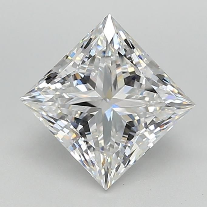 Loose Lab Diamond - GIA Princess 2.78ct E VVS2: Loose Lab Diamond - GIA Princess 2.78ct E VVS2 A rare and exceptional lab-grown diamond, certified by the renowned Gemological Institute of America (GIA), boasts an impressive 2.78 carats in its elega