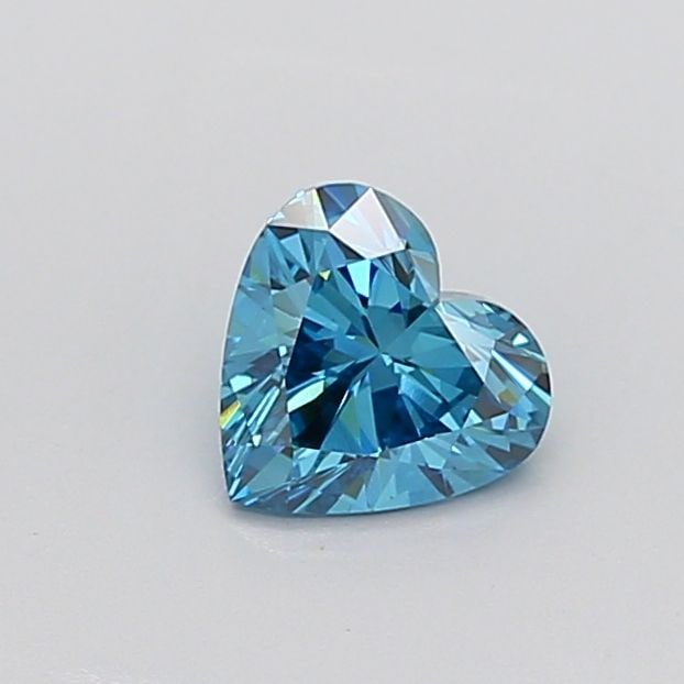 Loose Lab Diamond - IGI Heart 1.07ct Fancy Vivid Blue VVS2: Loose Lab Diamond - IGI Heart 1.07ct Fancy Vivid Blue VVS2 Experience the breathtaking beauty of a lab-grown diamond, certified by the International Gemological Institute (IGI) as Fancy Vivid Blue wit