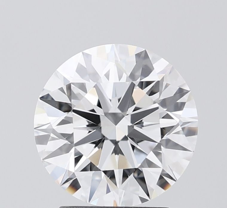 IGI Round 2.58ct D VVS2 Ideal Loose Lab Diamond: IGI Round 2.58ct D VVS2 Ideal Loose Lab Diamond This stunning IGI-certified lab diamond boasts exceptional clarity and color, with a VVS2 grade that shines bright in the light. Weighing 2.58 carats, i