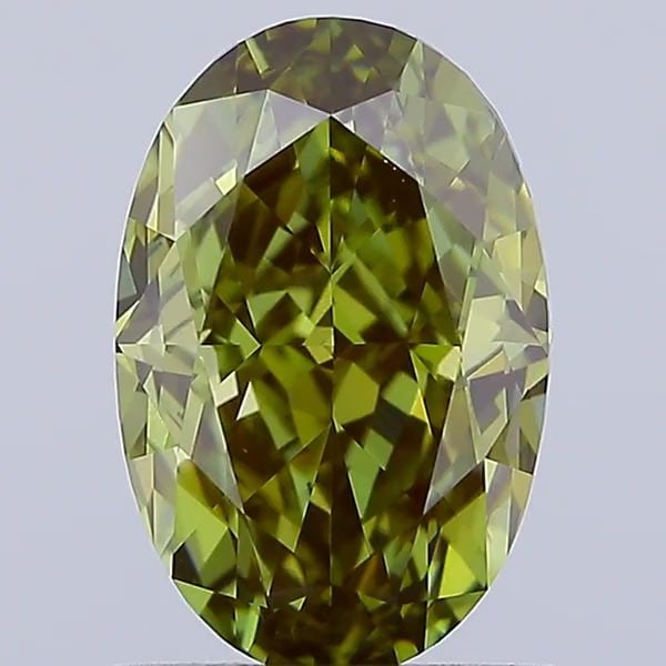IGI Oval 1.67ct Fancy Brownish Green VVS2 Loose Lab Diamond: IGI Oval 1.67ct Fancy Brownish Green VVS2 Loose Lab Diamond Experience the unique beauty of a lab-grown Fancy Brownish Green diamond, certified by IGI as VVS2 clarity and boasting exceptional cut, pol