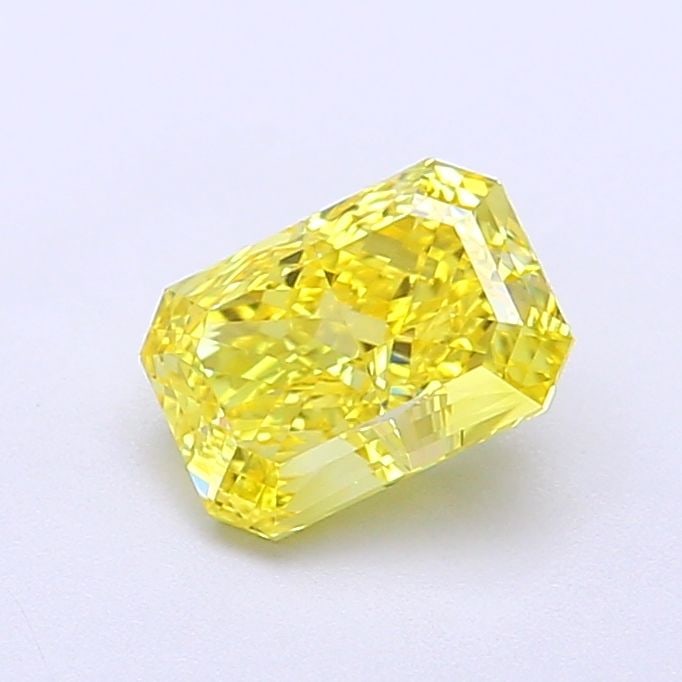 IGI Radiant 1.06ct Fancy Vivid Yellow IF Lab Diamond: IGI Radiant 1.06ct Fancy Vivid Yellow IF Lab Diamond Experience the brilliance of nature in a lab-grown diamond, certified by IGI as Fancy Vivid Yellow IF, with exceptional clarity and polish. This 1.