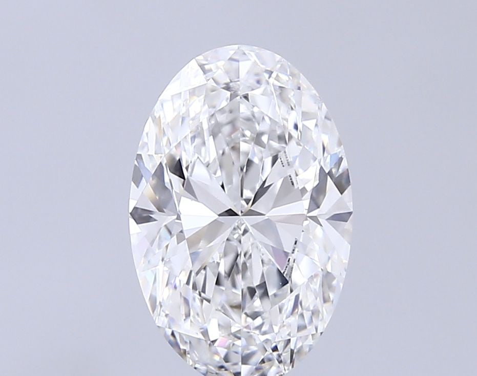 IGI Oval 3.01ct D VVS2 Loose Lab Diamond: IGI Oval 3.01ct D VVS2 Loose Lab Diamond A rare gem, this 3.01ct IGI Oval lab diamond boasts exceptional clarity and color, with a VVS2 grade that shines bright in the light. Its flawless symmetry and