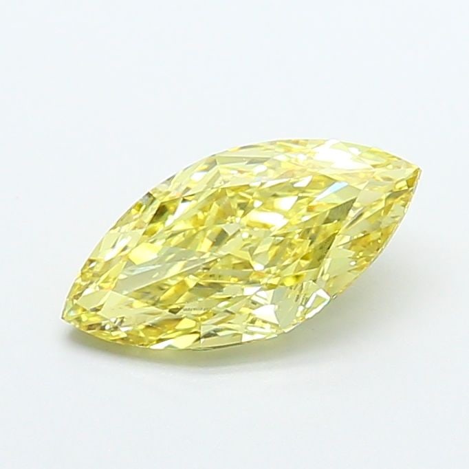IGI Marquise 2.51ct Fancy Intense Yellow VVS2 Loose Lab Diamond: IGI Marquise 2.51ct Fancy Intense Yellow VVS2 Loose Lab Diamond Experience the vibrant beauty of nature with this stunning 2.51ct Fancy Intense Yellow VVS2 lab-grown diamond, boasting exceptional clar