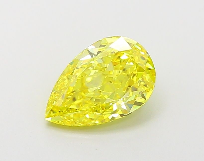 Loose Lab Diamond - IGI Pear 1.51ct Fancy Vivid Yellow IF: Loose Lab Diamond - IGI Pear 1.51ct Fancy Vivid Yellow IF Experience the brilliance of nature's own sunshine with this stunning 1.51ct Fancy Vivid Yellow Lab Diamond, certified by the International Ge