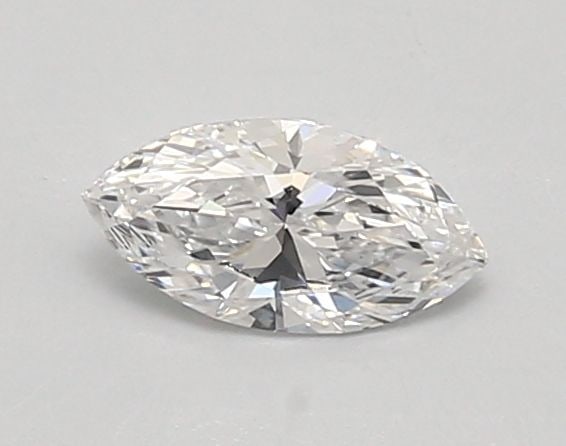 IGI Marquise 0.57ct D VVS2 Diamond: IGI Marquise 0.57ct D VVS2 Diamond Experience the unparalleled brilliance of this stunning 0.57ct IGI Marquise diamond, certified VVS2 for exceptional clarity and color grade D, with an EX polish and