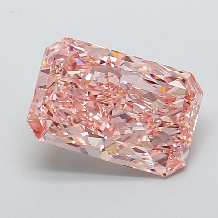 IGI Radiant 10.01ct Fancy Intense Pink VVS2 Loose Lab Diamond: IGI Radiant 10.01ct Fancy Intense Pink VVS2 Loose Lab Diamond Experience the rare beauty of a Fancy Intense Pink diamond, one of the most coveted colors in the world of gemstones. This exquisite 10.01