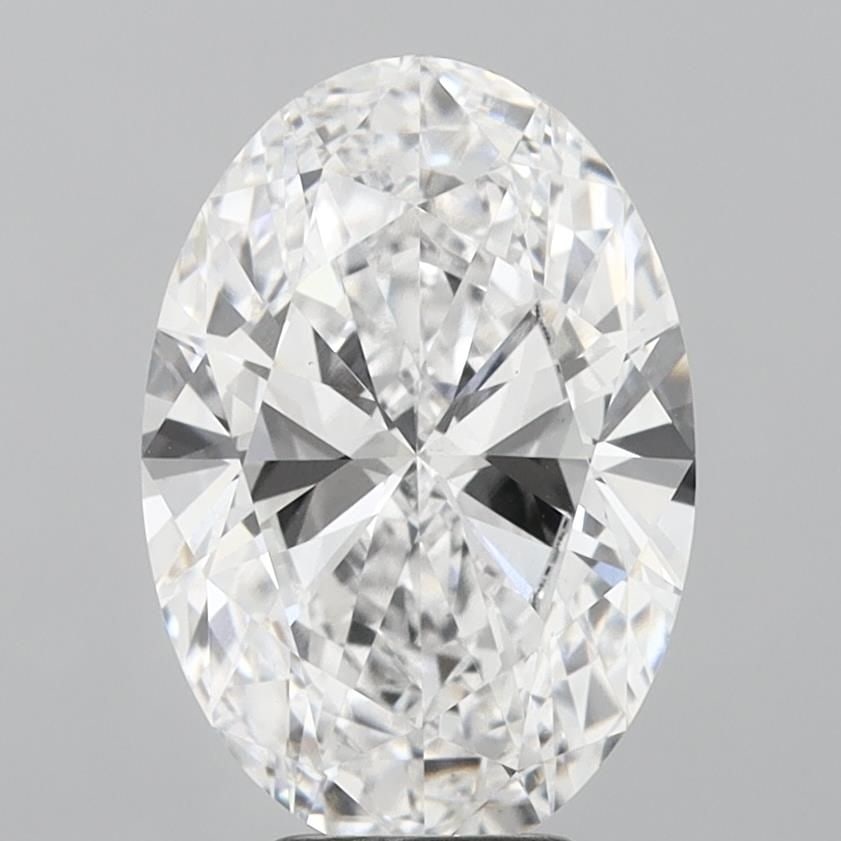 IGI Oval 5.06ct D VVS2 Loose Lab Diamond: IGI Oval 5.06ct D VVS2 Loose Lab Diamond Experience the brilliance of a lab-grown diamond, certified by IGI as a 5.06ct D VVS2 Oval cut gemstone with exceptional clarity and polish. Its color is