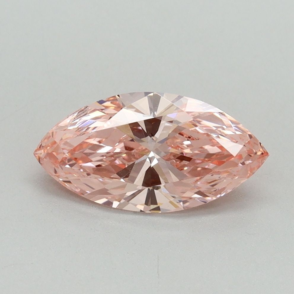 IGI Marquise 1.04ct Fancy Vivid Pink VVS2 Loose Lab Diamond: IGI Marquise 1.04ct Fancy Vivid Pink VVS2 Loose Lab Diamond A truly unique and breathtaking gem, this 1.04ct Fancy Vivid Pink VVS2 loose lab diamond is a standout in any setting. Its exceptional