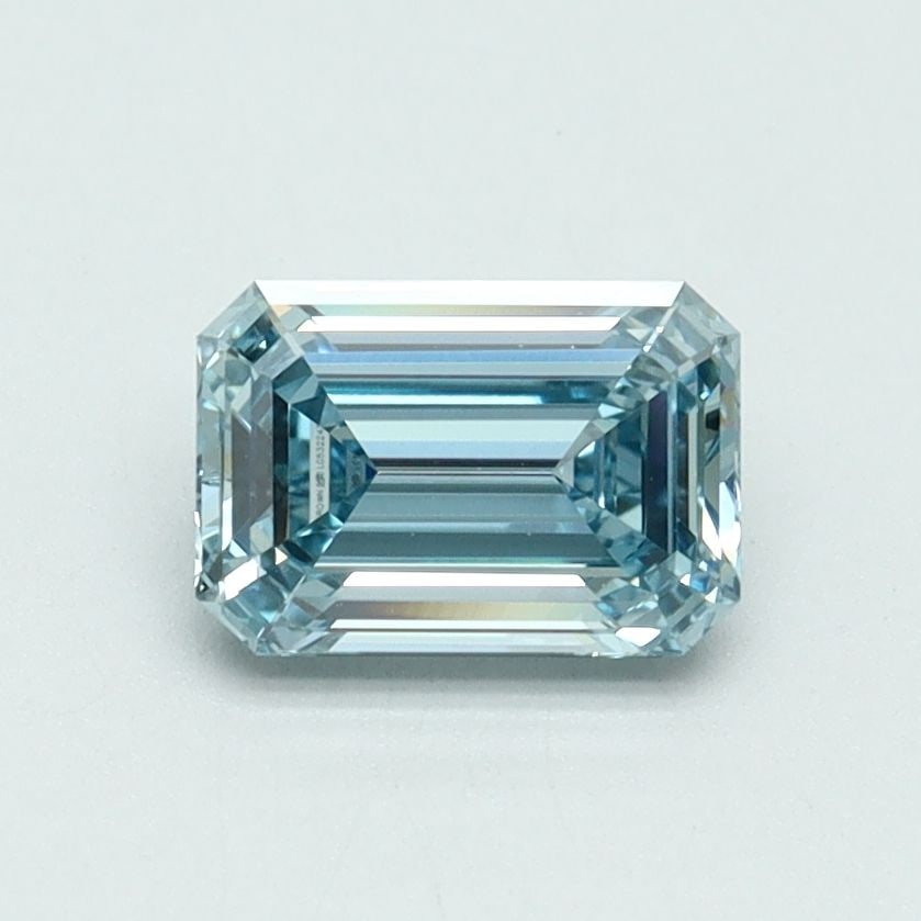 Loose Lab Diamond - IGI Emerald 0.91ct Fancy Intense Greenish Blue VVS2: Loose Lab Diamond - IGI Emerald 0.91ct Fancy Intense Greenish Blue VVS2 Experience the rare beauty of a lab-grown diamond, certified by IGI as a Fancy Intense Greenish Blue gemstone with exceptional c