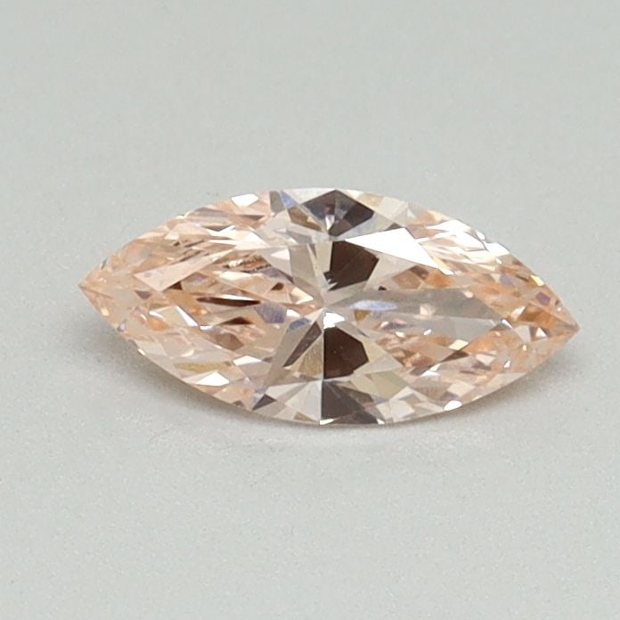 IGI Marquise 0.34ct Fancy Pink VVS2 Loose Lab Diamond: IGI Marquise 0.34ct Fancy Pink VVS2 Loose Lab Diamond Experience the beauty of lab-grown luxury with this stunning 0.34ct Fancy Pink VVS2 marquise diamond, boasting exceptional clarity and color. Its