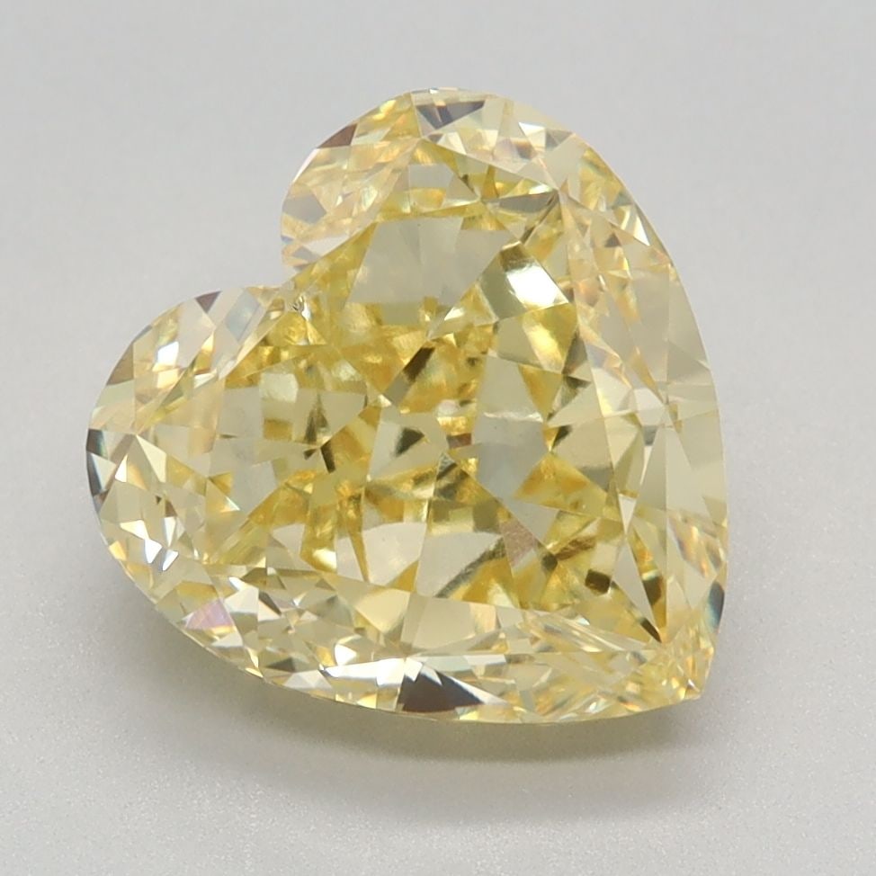 Loose Lab Diamond - IGI Heart 3.35ct Fancy Intense Yellow VVS2: Loose Lab Diamond - IGI Heart 3.35ct Fancy Intense Yellow VVS2 Experience the vibrant beauty of a lab-grown diamond, certified by IGI as Fancy Intense Yellow with exceptional clarity and polish. This