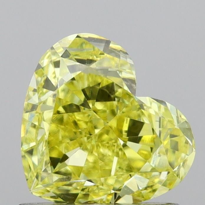 IGI Heart 1.04ct Fancy Intense Yellow VVS2 Loose Lab Diamond: IGI Heart 1.04ct Fancy Intense Yellow VVS2 Loose Lab Diamond A truly unique and rare gem, this 1.04ct Fancy Intense Yellow VVS2 lab diamond boasts exceptional clarity and color, making it a standout i
