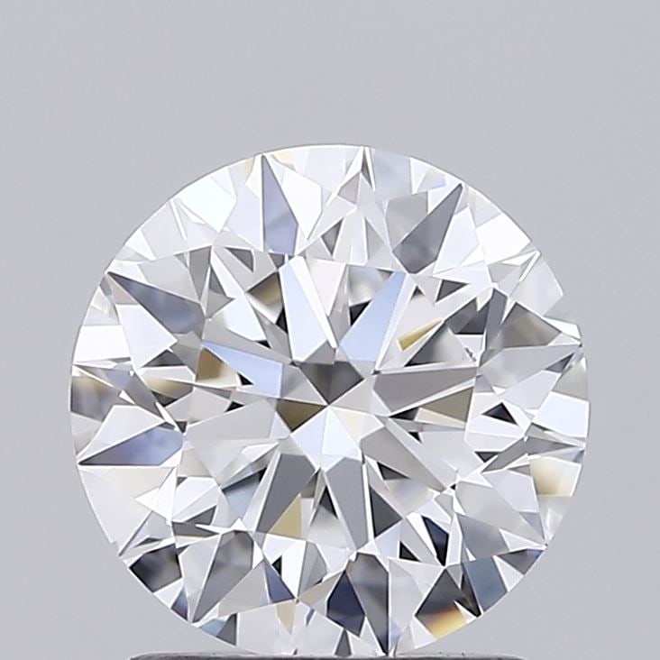 IGI Round 1.54ct D VVS1 Ideal Loose Lab Diamond: IGI Round 1.54ct D VVS1 Ideal Loose Lab Diamond Experience the exceptional quality of this stunning 1.54ct IGI Round lab diamond, boasting an impressive D color and VVS1 clarity for unparalleled brill
