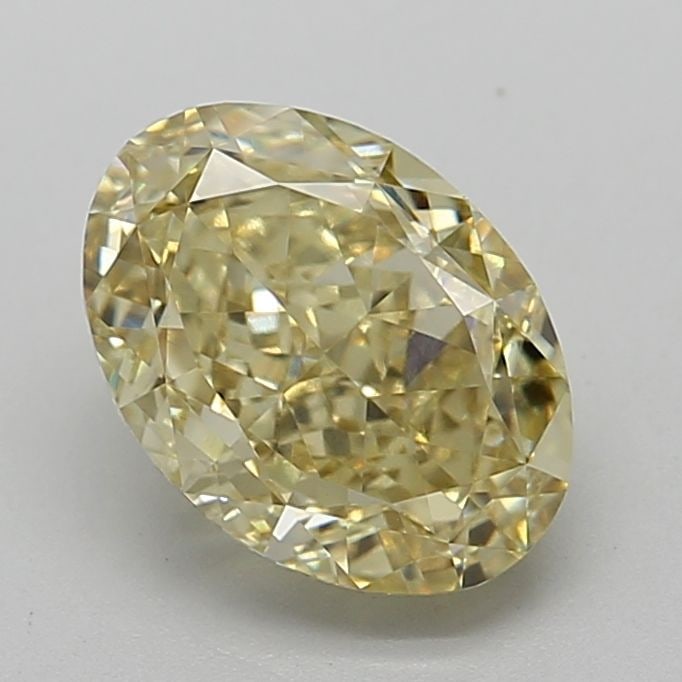 IGI Oval 3.24ct Fancy Intense Yellow VVS2 Loose Lab Diamond: IGI Oval 3.24ct Fancy Intense Yellow VVS2 Loose Lab Diamond Experience the vibrant beauty of nature in this stunning 3.24ct Fancy Intense Yellow VVS2 lab-grown diamond, certified by the International