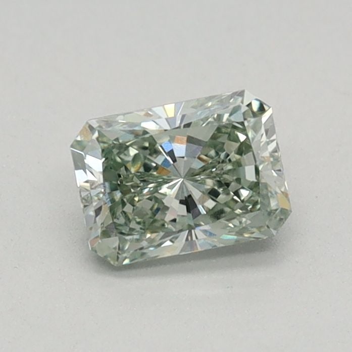 IGI Radiant 0.37ct Fancy Intense Green VVS2 Loose Lab Diamond: IGI Radiant 0.37ct Fancy Intense Green VVS2 Loose Lab Diamond Experience the rare beauty of a Fancy Intense Green diamond, one of the most vibrant and sought-after colors in the world of gemstones. Th