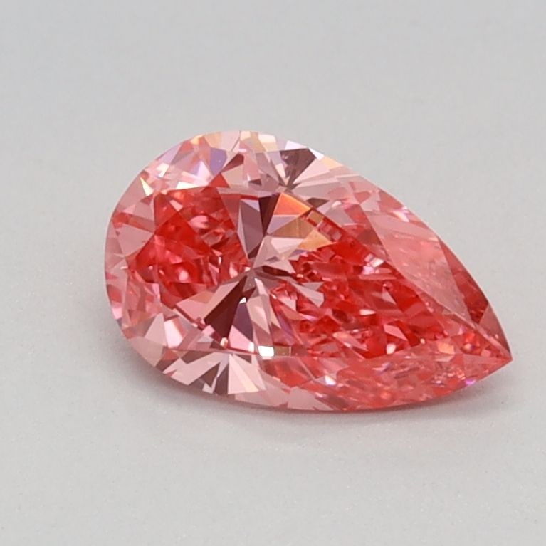 Loose Lab Diamond - IGI Pear 0.57ct Fancy Vivid Pink VVS2: Loose Lab Diamond - IGI Pear 0.57ct Fancy Vivid Pink VVS2 Experience the beauty of nature in a lab-grown wonder, this 0.57ct Fancy Vivid Pink diamond boasts exceptional clarity (VVS2) and polish (EX),