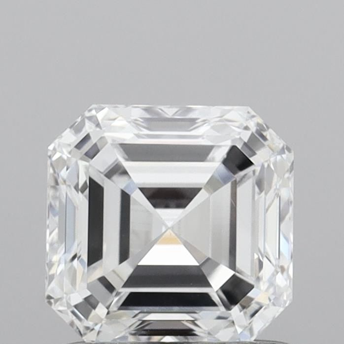 IGI Asscher 1.02ct E VVS2 Loose Lab Diamond: IGI Asscher 1.02ct E VVS2 Loose Lab Diamond Experience the beauty of a lab-grown diamond, certified by IGI as E color, VVS2 clarity, and exceptional cut, polish, and symmetry. This 1.02ct Asscher-cut