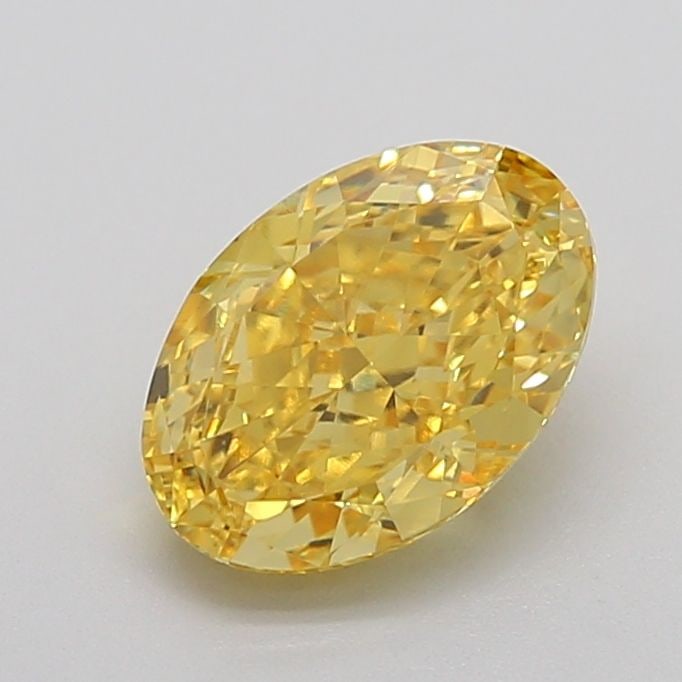 IGI Oval 2.16ct Fancy Intense Yellow VVS2 Loose Lab Diamond: IGI Oval 2.16ct Fancy Intense Yellow VVS2 Loose Lab Diamond Experience the vibrant warmth of a Fancy Intense Yellow diamond, one of the rarest and most coveted colors in nature. This exceptional 2.16c