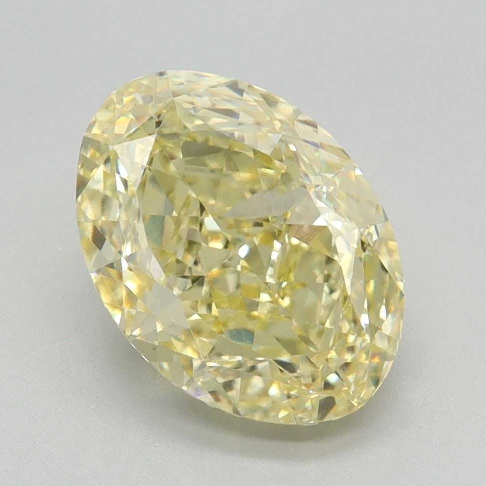 IGI Oval 2.79ct Fancy Intense Yellow VVS2 Loose Lab Diamond: IGI Oval 2.79ct Fancy Intense Yellow VVS2 Loose Lab Diamond Experience the vibrant beauty of nature with this stunning 2.79ct Fancy Intense Yellow VVS2 loose lab diamond, certified by IGI and boasting