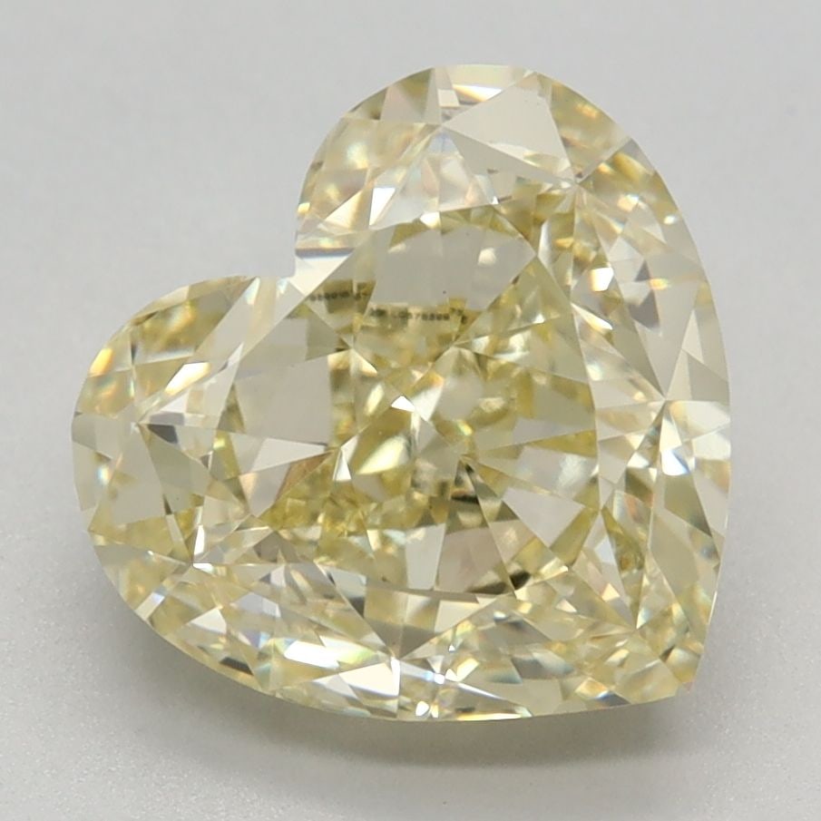 Loose Lab Diamond - IGI Heart 3.15ct Fancy Intense Yellow VVS2: Loose Lab Diamond - IGI Heart 3.15ct Fancy Intense Yellow VVS2 Experience the vibrant warmth of a lab-grown diamond, boasting an impressive 3.15 carats of Fancy Intense Yellow color and exceptional cl