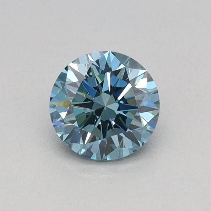 IGI Round 0.31ct Fancy Vivid Blue VVS2 Loose Lab Diamond: IGI Round 0.31ct Fancy Vivid Blue VVS2 Loose Lab Diamond Experience the breathtaking beauty of a Fancy Vivid Blue diamond, one of the rarest and most coveted colors in nature. This stunning 0.31ct lab