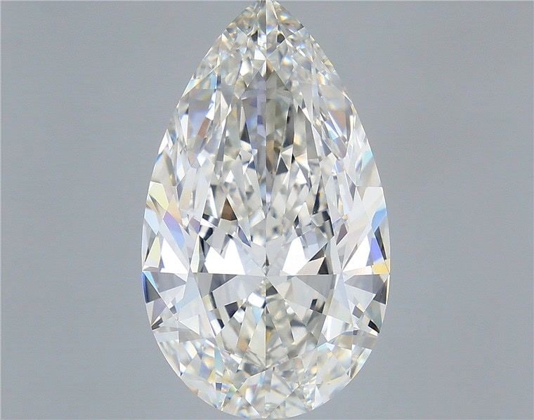 Loose Lab Diamond - IGI Pear 10.02ct G VVS2: Loose Lab Diamond - IGI Pear 10.02ct G VVS2 A rare and exquisite lab-grown diamond, this 10.02ct pear-cut gem boasts an exceptional G color, VVS2 clarity, and EX polish and symmetry. Certified by the