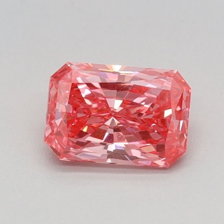 IGI Radiant 0.51ct Fancy Vivid Pink VVS2 Loose Lab Diamond: IGI Radiant 0.51ct Fancy Vivid Pink VVS2 Loose Lab Diamond A true gem for the discerning collector, this 0.51ct Fancy Vivid Pink VVS2 loose lab diamond boasts exceptional color and clarity, with a vib