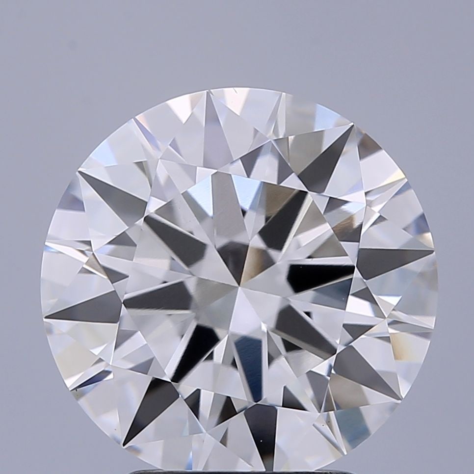 IGI Round 3.03ct E VVS2 Loose Lab Diamond: IGI Round 3.03ct E VVS2 Loose Lab Diamond Experience the beauty of a lab-grown diamond, certified by IGI as a 3.03ct E VVS2 EX round brilliant with exceptional cut, color, and clarity. This rare gemst