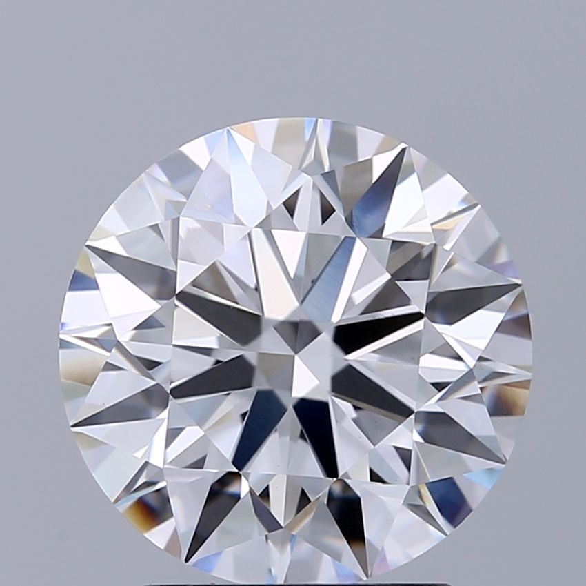 IGI Round 2.08ct D VVS2 Ideal Loose Diamond: IGI Round 2.08ct D VVS2 Ideal Loose Diamond A rare and exceptional opportunity to own a lab-grown diamond of unparalleled quality, this 2.08ct IGI Round Ideal features a dazzling D color, VVS2 clarity