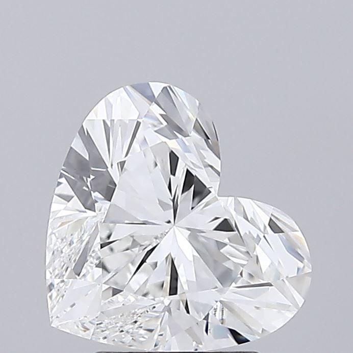 IGI Heart 2.59ct E VVS2 Loose Lab Diamond: IGI Heart 2.59ct E VVS2 Loose Lab Diamond A rare opportunity to own a truly unique gem, this 2.59ct IGI-certified lab-grown diamond boasts exceptional clarity (VVS2) and color (E), with an EX polish a