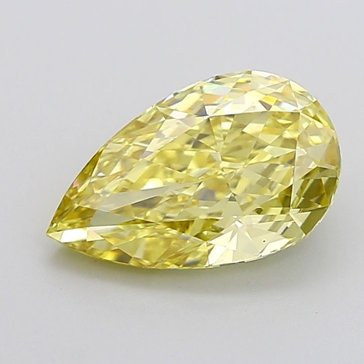 Loose Lab Diamond - IGI Pear 3.06ct Fancy Intense Yellow VVS2: Loose Lab Diamond - IGI Pear 3.06ct Fancy Intense Yellow VVS2 Experience the warmth and vibrancy of a genuine lab-grown diamond, boasting an impressive 3.06 carats in its Fancy Intense Yellow hue. Cer