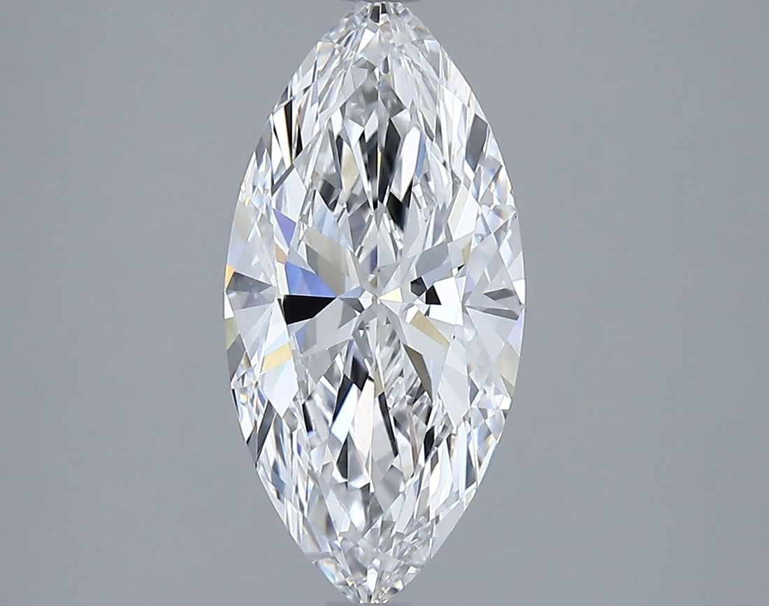 IGI Marquise 2.55ct D VVS2 Loose Diamond: IGI Marquise 2.55ct D VVS2 Loose Diamond Experience the exceptional brilliance of this lab-grown IGI certified marquise diamond, boasting a stunning 2.55ct size and flawless VVS2 clarity. Its D color