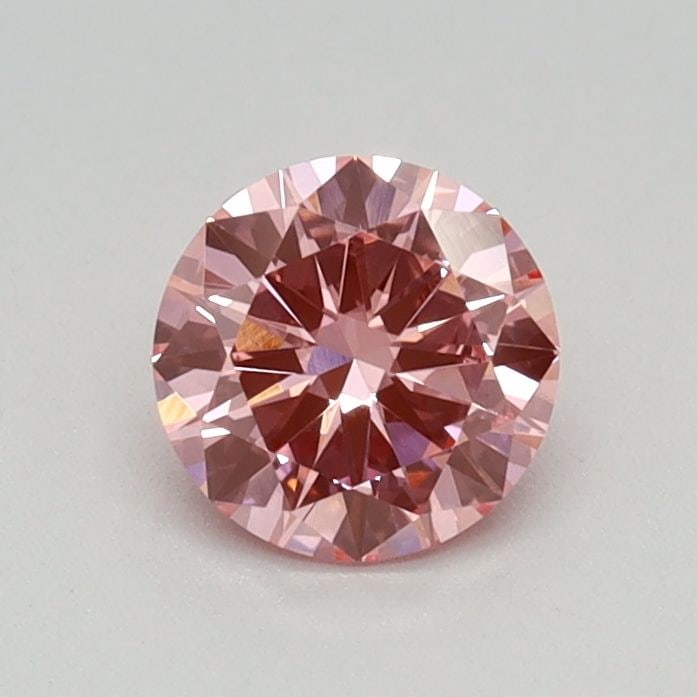 IGI Round 0.45ct Fancy Vivid Pink VVS2 Loose Lab Diamond (1 of 1)