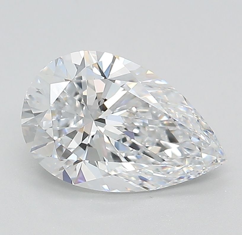 Loose Lab Diamond - IGI Pear 1.55ct E IF: Loose Lab Diamond - IGI Pear 1.55ct E IF A stunning lab-grown pear-shaped diamond, certified by the International Gemological Institute (IGI), boasts exceptional clarity and color. With its EX polish