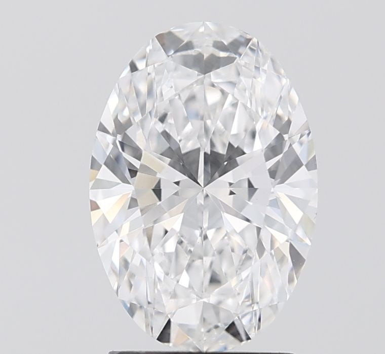 IGI Oval 2.09ct D VVS2 Loose Lab Diamond: IGI Oval 2.09ct D VVS2 Loose Lab Diamond Experience the brilliance of a lab-grown diamond, certified by IGI as a 2.09ct D VVS2 Oval cut gemstone with exceptional clarity and polish. This rare find boa