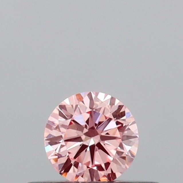 IGI Round 0.22ct Fancy Intense Pink VVS2 Loose Lab Diamond: IGI Round 0.22ct Fancy Intense Pink VVS2 Loose Lab Diamond A true gem for the discerning collector, this 0.22ct Fancy Intense Pink VVS2 lab-grown diamond boasts exceptional color and clarity, making i