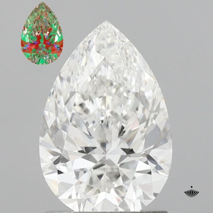 Loose Lab Diamond - IGI Pear 1.52ct F VVS2: Loose Lab Diamond - IGI Pear 1.52ct F VVS2 A stunning lab-grown pear-shaped diamond, certified by the International Gemological Institute (IGI), boasts exceptional clarity and color. With its flawless