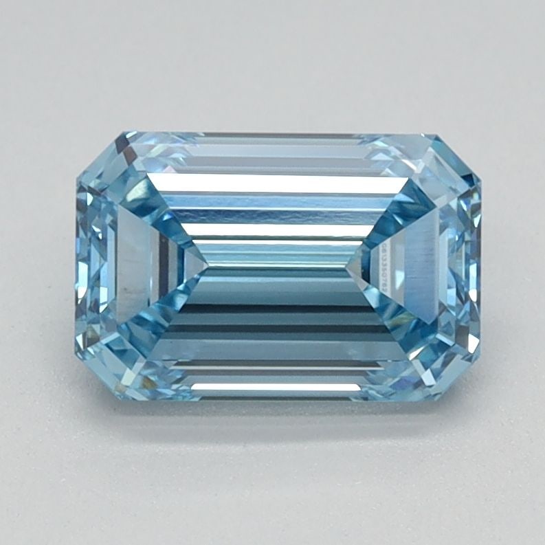 Loose Lab Diamond - IGI Emerald 1.1ct Fancy Intense Blue VVS2: Loose Lab Diamond - IGI Emerald 1.1ct Fancy Intense Blue VVS2 Experience the unparalleled beauty of a lab-grown diamond, certified by the International Gemological Institute (IGI) as Fancy Intense Blu