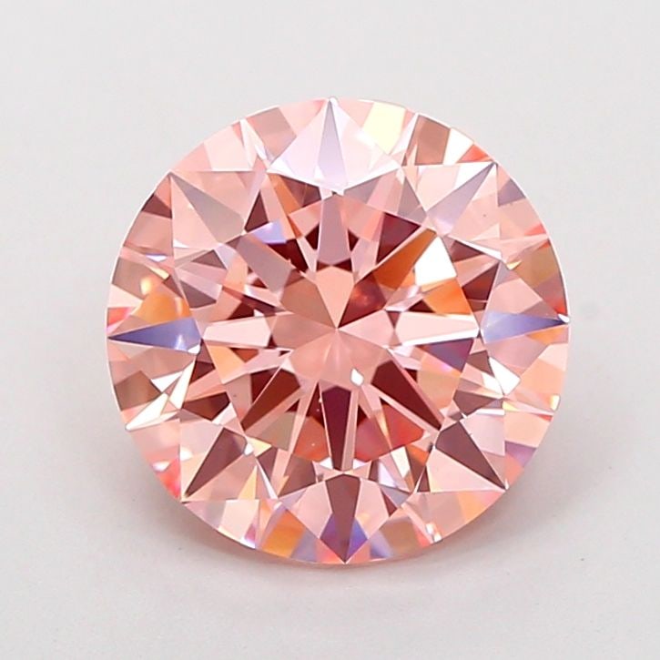 IGI Round 2.8ct Fancy Intense Pink VVS2 Loose Lab Diamond: IGI Round 2.8ct Fancy Intense Pink VVS2 Loose Lab Diamond Experience the rare beauty of a Fancy Intense Pink diamond, one of the most coveted colors in nature. This 2.8ct lab-grown gem boasts