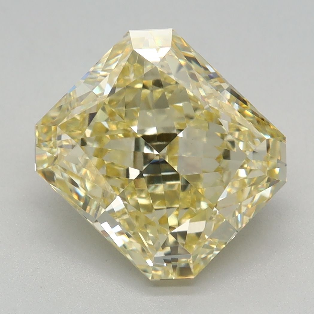 IGI Radiant 2.25ct Fancy Yellow VVS2 Loose Lab Diamond: IGI Radiant 2.25ct Fancy Yellow VVS2 Loose Lab Diamond Experience the warmth and elegance of a genuine lab-grown Fancy Yellow diamond, certified by IGI as VVS2 in clarity and EX in polish and symmetry