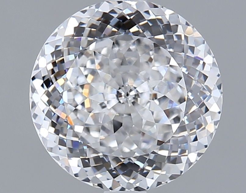 IGI Round 2.58ct D VVS2 Diamond, Loose: IGI Round 2.58ct D VVS2 Diamond, Loose Experience the brilliance of a lab-grown diamond, certified by IGI as a 2.58ct D VVS2 gemstone. This exceptional stone boasts an EX polish and symmetry, giving i
