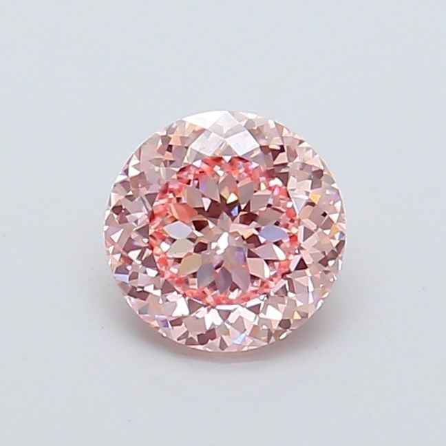 IGI Round 1.1ct Fancy Pink VVS2 Loose Lab Diamond: IGI Round 1.1ct Fancy Pink VVS2 Loose Lab Diamond Experience the beauty of a rare Fancy Pink diamond, certified by the International Gemological Institute (IGI) as VVS2 clarity and EX polish. This stu