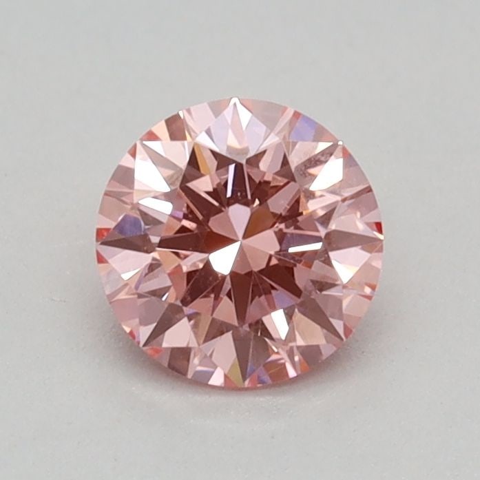 IGI Round 0.34ct Fancy Vivid Pink VVS2 Loose Lab Diamond: IGI Round 0.34ct Fancy Vivid Pink VVS2 Loose Lab Diamond Experience the rare beauty of a Fancy Vivid Pink diamond, one of the most coveted colors in the world of gemstones. This 0.34ct lab-grown IGI-c