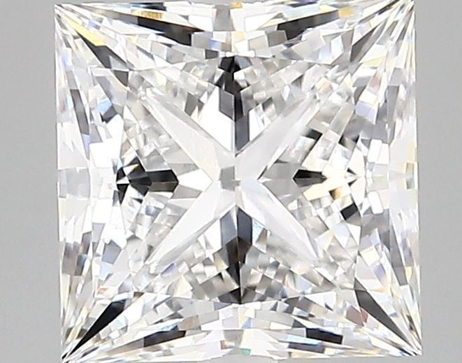 Loose Lab Diamond - GIA Princess 2.6ct E VVS1: Loose Lab Diamond - GIA Princess 2.6ct E VVS1 A rare opportunity to own a truly unique gem, this 2.6ct GIA-certified lab diamond boasts exceptional clarity (VVS1) and color (E), with a dazzling EX pol
