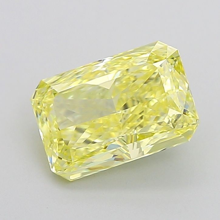 IGI Radiant 2.05ct Fancy Intense Yellow VVS2 Loose Lab Diamond: IGI Radiant 2.05ct Fancy Intense Yellow VVS2 Loose Lab Diamond Experience the vibrant warmth of a genuine lab-grown Fancy Intense Yellow diamond, certified by IGI as VVS2 in clarity and EX in polish a