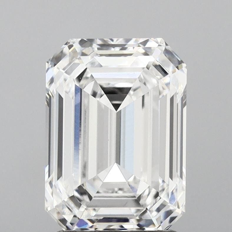 Loose Lab Diamond - IGI Emerald 2.54ct E VVS2: Loose Lab Diamond - IGI Emerald 2.54ct E VVS2 Experience the exceptional brilliance of this lab-grown diamond, certified by IGI as an E color, VVS2 clarity, and boasting EX polish and symmetry. With i
