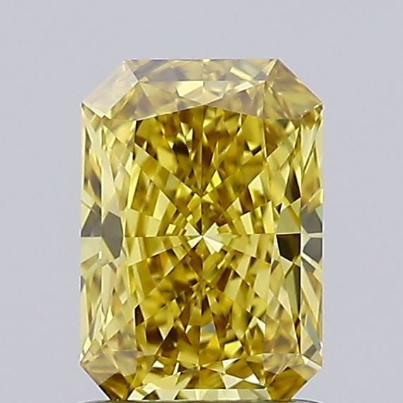 IGI Radiant 1.02ct Fancy Intense Yellow VVS2 Loose Lab Diamond: IGI Radiant 1.02ct Fancy Intense Yellow VVS2 Loose Lab Diamond Experience the vibrant beauty of a lab-grown Fancy Intense Yellow diamond, boasting exceptional clarity and polish. This 1.02ct IGI-certi